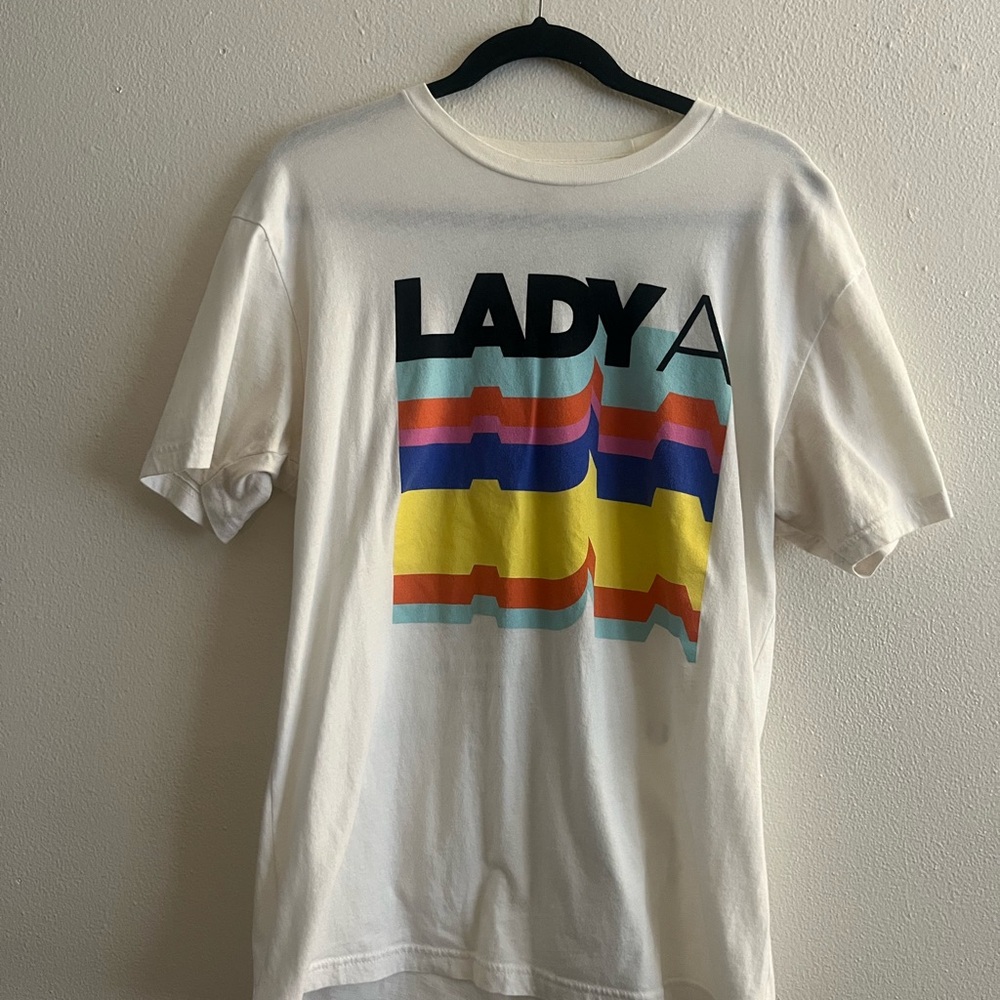 Lady A Graphic T-Shirt with Colorful Design